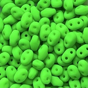 MiniDuo 4x2mm Alabaster Green Neon x 10 grs