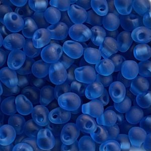 Drop 3.4mm Matte Transparent Capri Blue