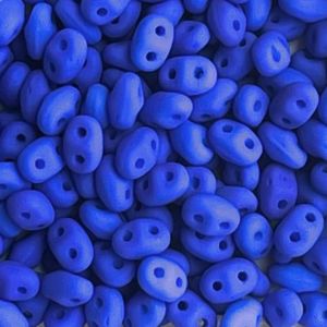 MiniDuo 4x2mm Alabaster Blue Neon x 10 grs