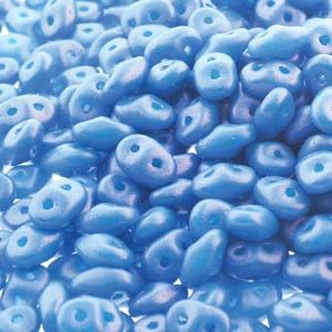 SuperDuo 2x5mm Tropical Blue Raspberry x 10 grs