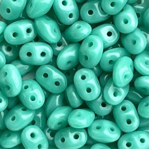 SuperDuo 2x5mm Turquoise x 10 grs