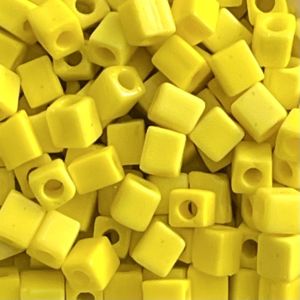 Square 4mm Opaque Yellow