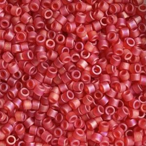 Delica Bead Matte Lt Red AB