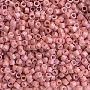 Delica Bead Dyed Opaque Peach