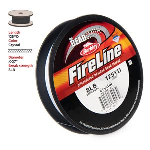 8 LB FIRELINE CRYSTAL X 125 YRD