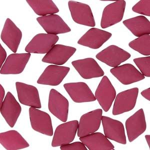 GemDuo 8X5mm Matte Velvet Purple Wine X 10 Grs