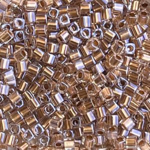 Square Sparkle Metallic Gold Lined Crystal