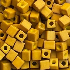 Square 4mm Mustard