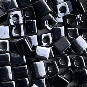 Square 4mm Metallic Gunmetal