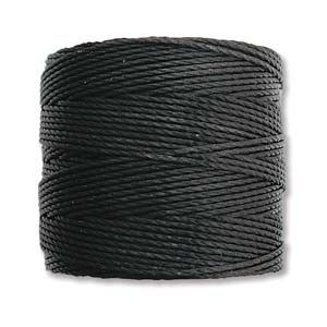 S-LON Tex210 Bead Cord Black – .55 X 77 YD aprox.