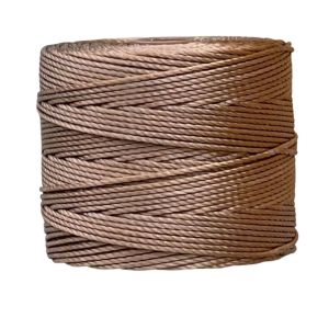 S-LON Tex210 Bead Cord Med Brown – ,55 X 77YD aprox.