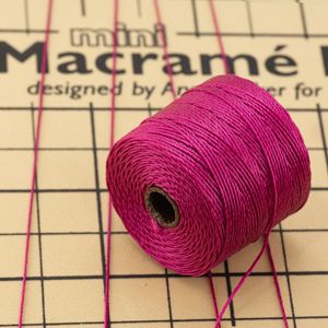 S-LON Tex210 Bead Cord Magenta – .55 X 77 YD aprox.