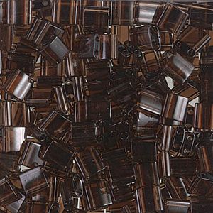 Tila Bead 5mm Transparent Root Beer