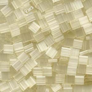 Tila Bead 5mm Silk Pale Light Yellow x 10 grs