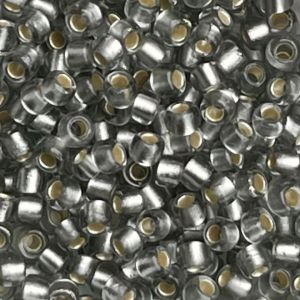 Round #8 Silver Lined Frosted Black Diamond