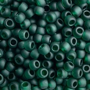 Round #8 Transparent Frosted Green Emerald
