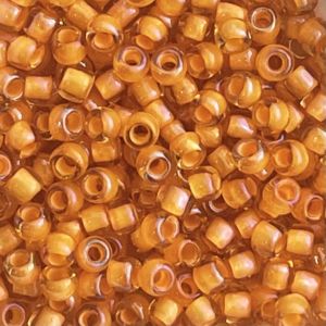 Round #8 Inside – Color Jonquil/Burnt Orange-Lined x 10 grs