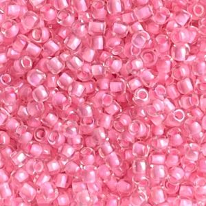 Round #11 InsideColor Transparent Rainbow Crystal/Hot Pink