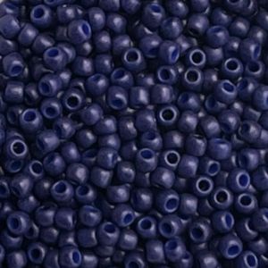 Round #11 Semi Glazed Navy Blue
