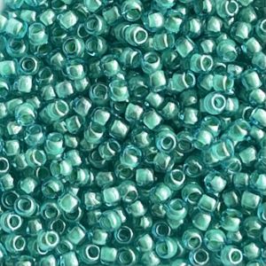 Round #11 Inside-Color Aqua/Lt Jonquil-Lined