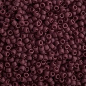 Round #15 Opaque Opaque Frosted Oxblood