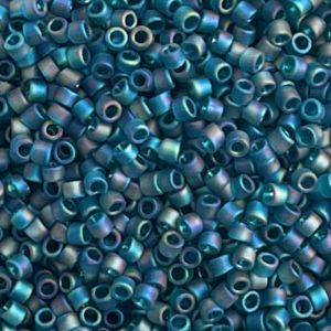 Treasure Transparent Frosted Teal Rainbow x 10 grs