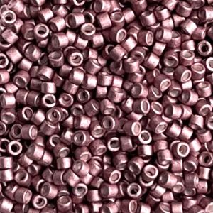 Delica Bead Galvanized SemiFrosted Berry
