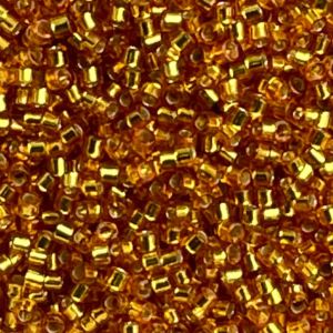 Delica Bead Silver Lined Duracoat Yellow Gold