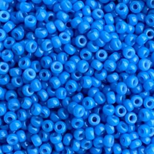 Miyuki Rocalla #11 Opaque Dyed Bright Blue