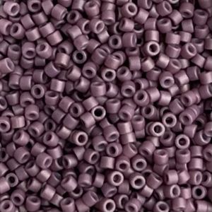 Delica Bead Frosted Opaque Glazed Plum