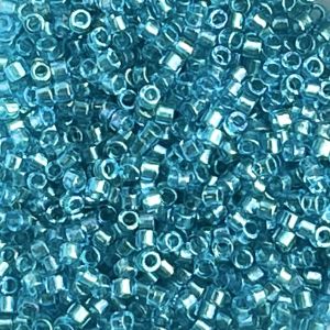 Delica Bead Fancy Lined Aqua