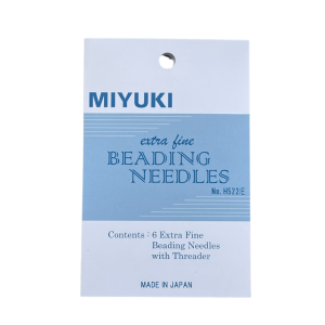 Agujas Miyuki Extra Fine  Beading Needles x 6 pcs