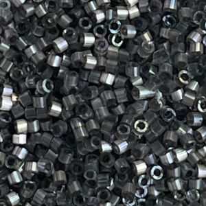 Delica Bead Dyed Rustic Gray Silk Satin