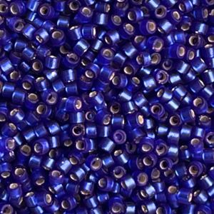 Delica Bead Semi Matte SilverLined Cobalt