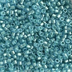 Delica Bead Mint Pearl Lined Ocean Blue