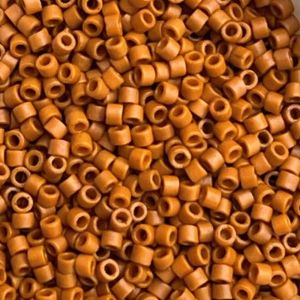 Delica Bead Frosted Opaque Glazed Burnt Orange