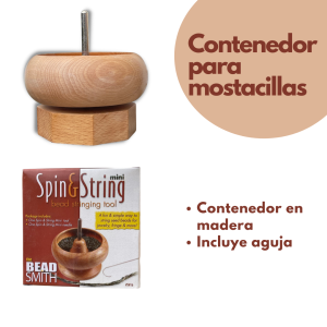 Contenedor Mini para Mostacillas – Spin & String Mini