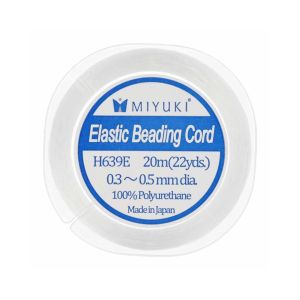 Hilo Elástico Miyuki 0.5mm x 20mts