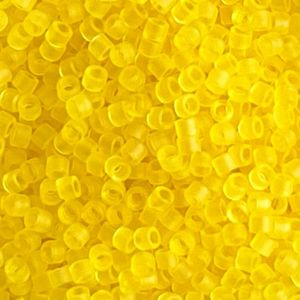 Delica Bead Matte Transparent Yellow