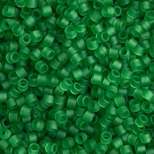 Delica Bead Matte Transparent Green