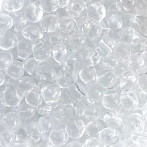 Drop 3.4MM Matte Transparent Crystal