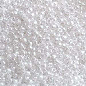 Round #15 Opaque Lustered White