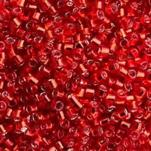 Transparent SilverLined Siam Ruby