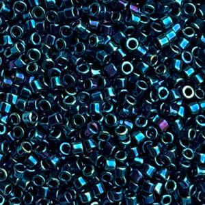 Delica Bead Metallic Blue Iris