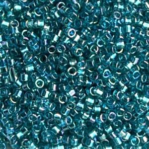Delica Bead Transparent Caribbean Teal AB