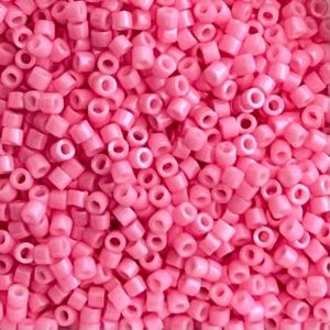Delica Bead Dyed Opaque Rose