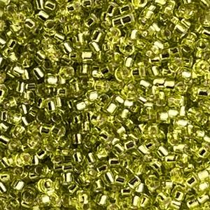 Delica Bead SilverLined Chartreuse