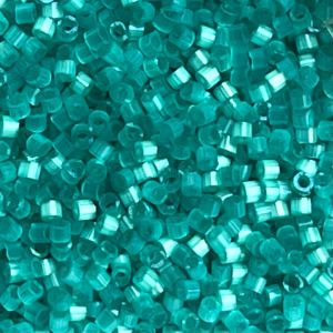 Delica Bead Dyed Lt Aqua Green Silk Satin