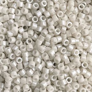 Delica Bead Opaque White Glazed Luster