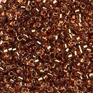 Delica Bead CopperLined Lt Bronze